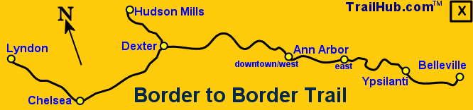 Border to Border Trail Map