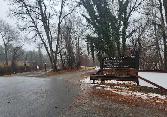 Scudders Falls Parking Lot, south of Titusville NJ