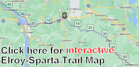 Elroy-Sparta Trail map