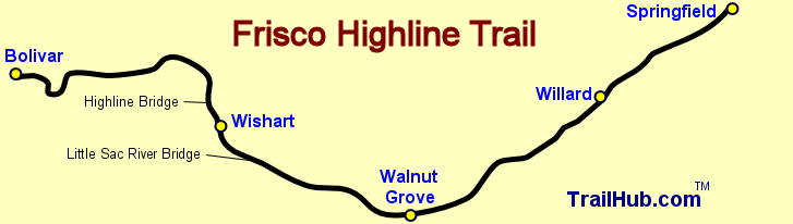 Frisco Highline Trail Map