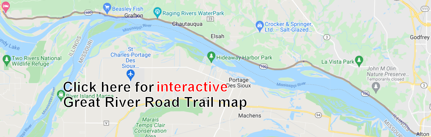 Great River Road Trail map