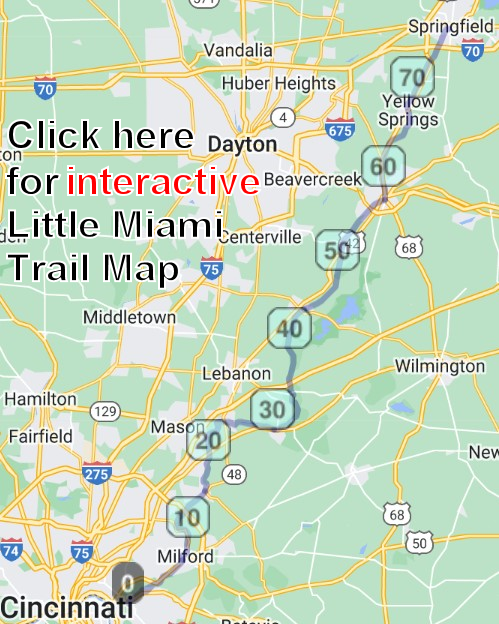 Little Miami Scenic Trail map